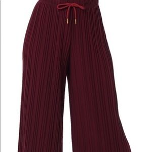 Pleaded Palazzo Pants